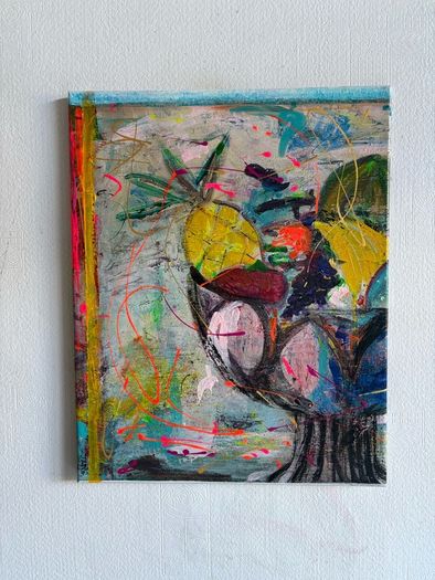 Original Painting Irish Eclectic Kitchen Art Fruit Art