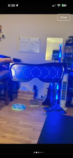 Funky LED glasses