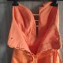 hand made spectacular orange dress size fits xs s worn once Image 8