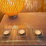Handcrafted Fused Glass Three Tealight Holder Image 3