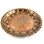 Antique Hand Etched Hammered Copper Wall Plate Image 4