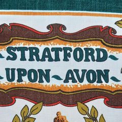 Vintage Souvenir Tea Towel