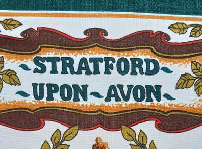 Vintage Souvenir Tea Towel