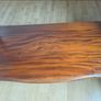 Antique Victorian Flame Mahogany Console Table / W Image 5