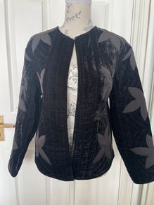 Black Gallery Dunnes Stores Velvet Jacket - Size XS