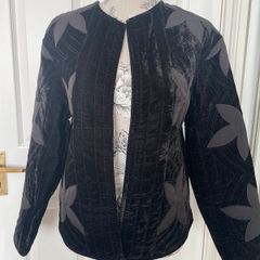 Black Gallery Dunnes Stores Velvet Jacket - Size XS