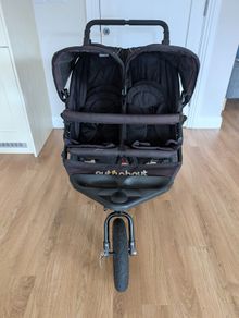 Out and about double buggy