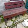 solid wood bench Image 6