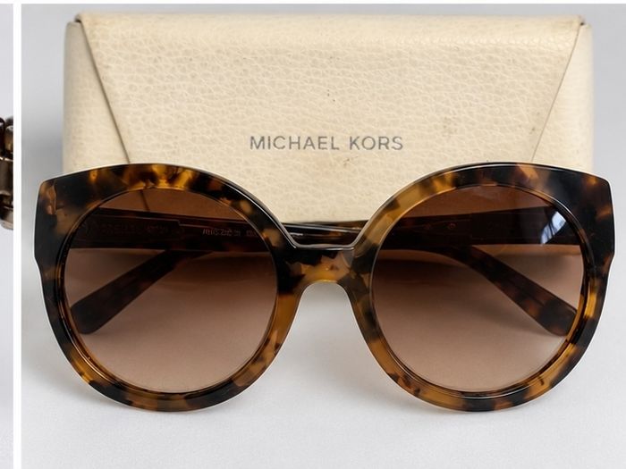 Michael Kors Tortoiseshell Sunglasses with Original Case