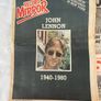 5x John Lennon Beatles death headline newspapers Image 2