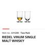 BNIB - Riedel Vinum Single Malt Whisky - 2 pieces Image 4