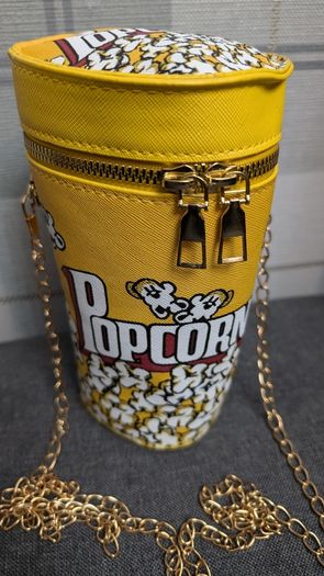 Popcorn Cylinder Bucket Bag
