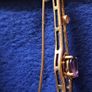 Vintage 9ct gold amethyst brooch Image 3