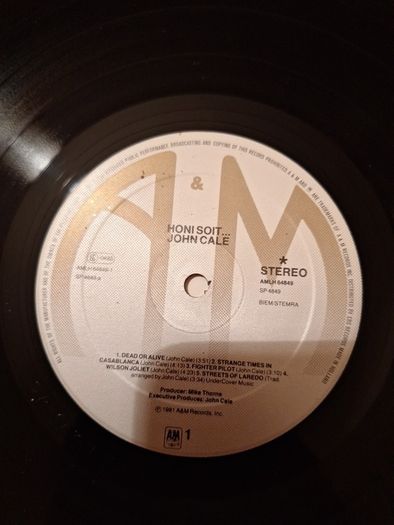 Vinyl John Cale Honi Soit