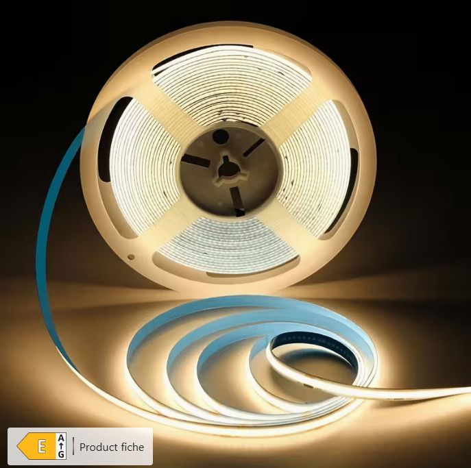 10M WARM GLOW [2 Pack] 5m COB LED Strip Lights, 3200 LEDs Ultra-Bright High Density