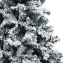 Artificial Christmas Tree with Flocked Snow Green 210 cm PVC Image 2