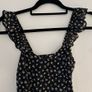 Floral black dress Image 2