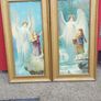 Vintage The Guardian Angel Framed Pictures Image 2