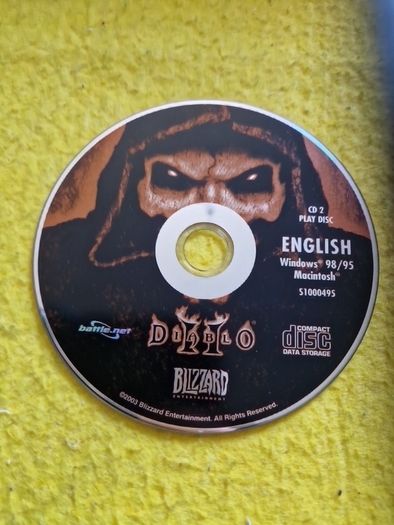 Diablo II 2  windows 98/95 macintosh Pc games Original