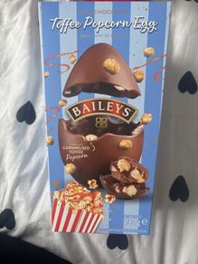 Baileys milk chocolate toffee popcorn Easter egg
