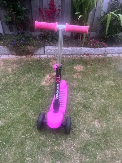 iSporter XL 3 Wheel Kids Scooter - Pink - Excellent Condition
