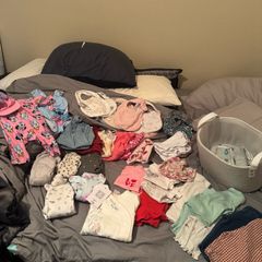 Large bundle of baby girl clothes 3-6 months