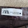 Zara cotton denim brown jeans 24 inch waist and 32 inch leg in very good condition see last two photos for exact measurements FREE STANDARD POSTAGE INCLUDED Image 6