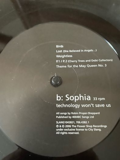 Sophia (The God Machine) - Technology Won't Save Us