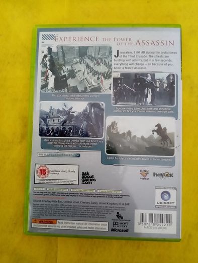 Assassins Creed Xbox 360 Games Original