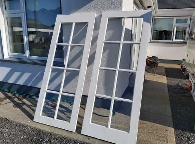 Beautiful wooden French internal doors