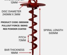 spyra twin shackle security anchors 500mm motorbike trailers caravan machinery