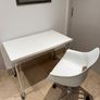 White desk with wheels - IKEA Image 3