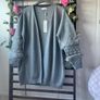 cardigan bnwt grey edge to edge cardigan size 10 embellished Image 2