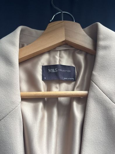 Women's Beige M & S Blazer
