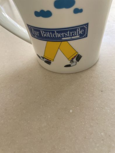 German ceramic mug