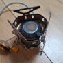 Camping stove - portable, lightweight stove with electric piezo ignition and backup igniter for backpacking, camping, hiking Image 2