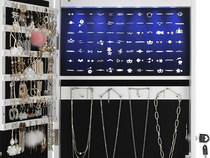 Fantastic jewelry cabinet with LED - Free Delivery Nationwide