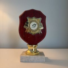 Wooden trophy