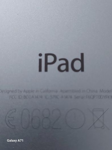 Apple Ipad Air 1st, 16GB, Space Grey, 89% Battery Life, Activation Lock, in excellent cosmetic condition
