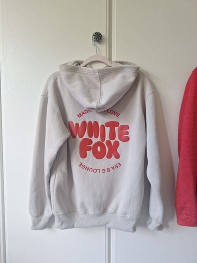 hoodie White Fox XS
