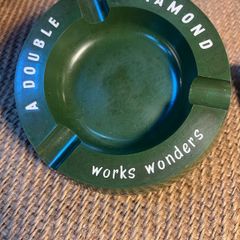 2 Bakalike "Double Diamond Ashtrays