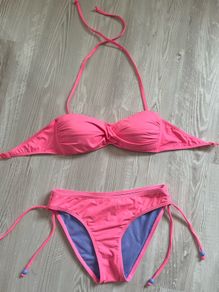 Neon pink bikini size xs/s 6/8