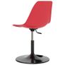 Swivel Dining Chairs 6 pcs Red PP Image 8
