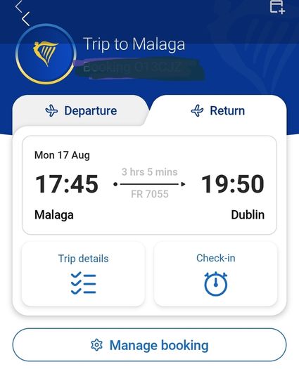 2 x Return flights to Malaga | August 2026