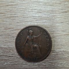 Great Britain UK 1932 Half Penny George V Coin - free standard postage