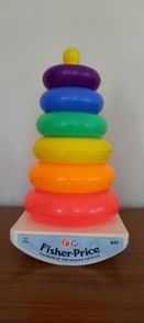 Vintage Fisher Price 'Rock A Stack' Baby Stacking Rings