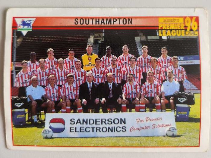 '96 Premier League - Merlin stickers