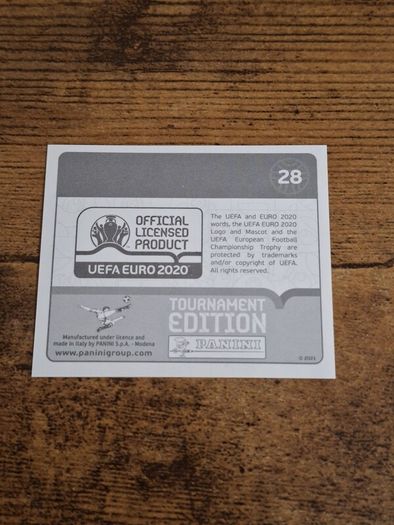 Panini EURO 2020, Tournament Edition, Federico Chiesa, Italy, Sticker #28 - free standard postage