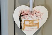 Personalised Memorial Wooden Heart