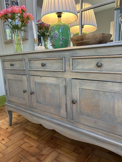 Beautiful Solid Wood Antique French Style Sideboard